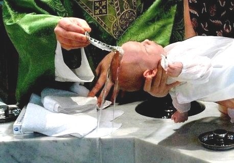 Dopen in de Onze Lieve Vrouwekerk